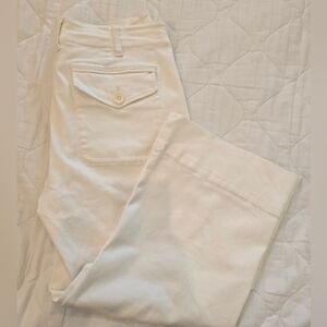 Cabi Women's White Wide Leg Pants Size 10